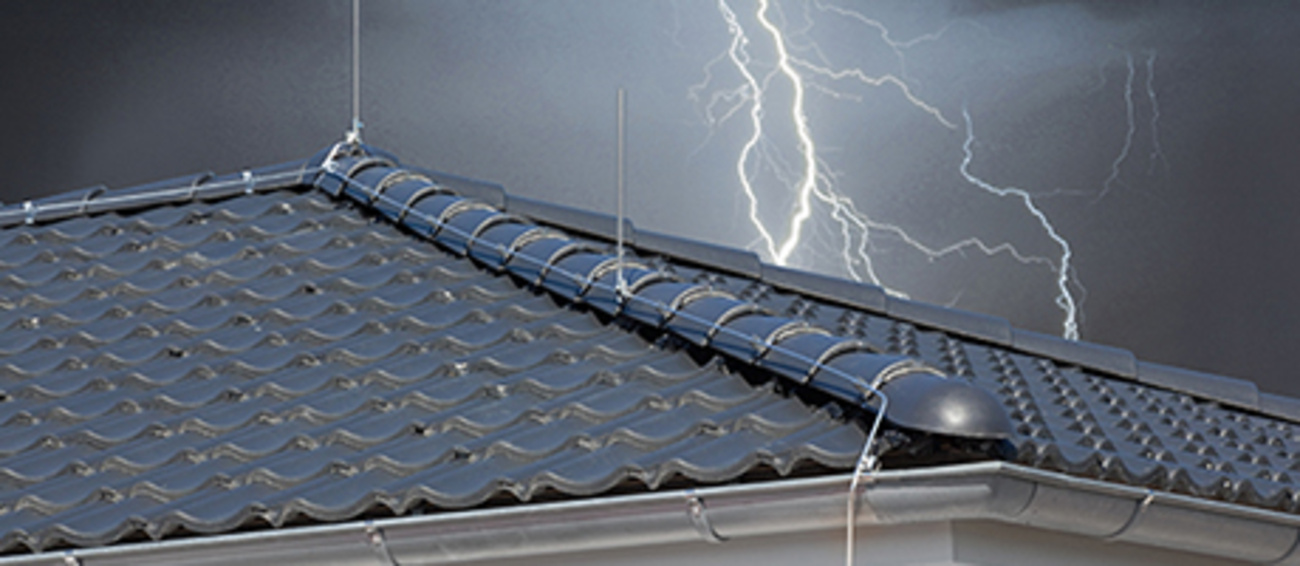 Äußerer Blitzschutz bei Elektro Rossek Andrew in Arnstorf